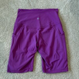 Lululemon Align Shorts with Pockets 8” Purple Plum